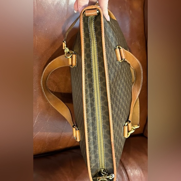 Celine Macadam Vintage Dome style Monogrammed Leather Shoulder Bag/Crossbody EUC - Picture 8 of 15